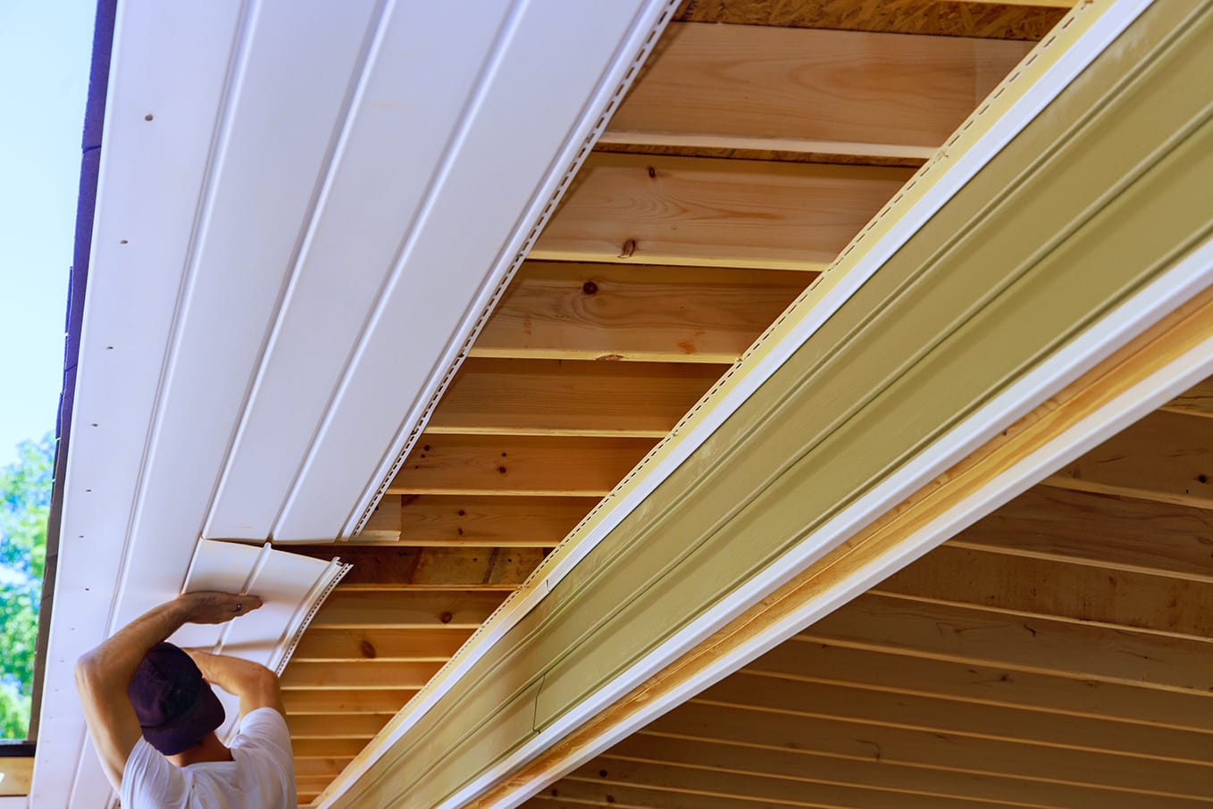 Soffit and fascia installation in Calgary by Caliber Roofing and Exteriors