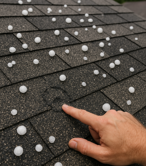 How to Spot Roofing Hail Damage